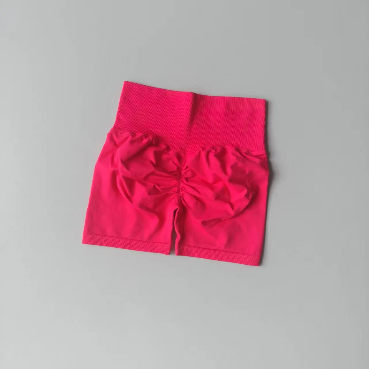 Lumora Peach Sculpt High-Waist Active Shorts