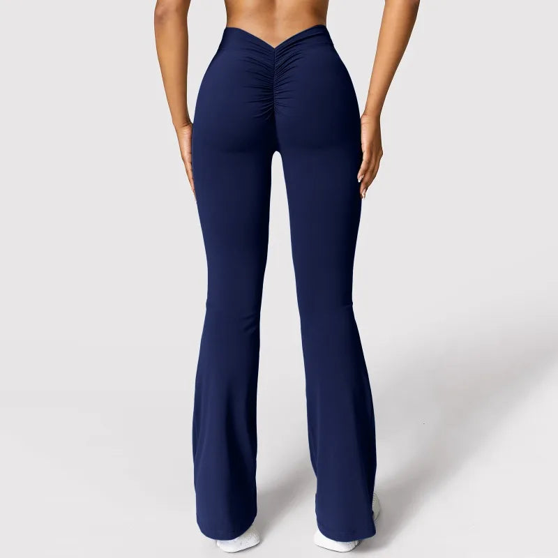 Lumora High-Waist V-Back Leggings – Gym & Casual