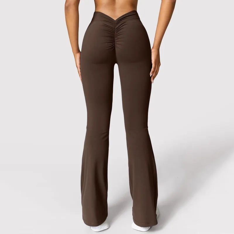 Lumora High-Waist V-Back Leggings – Gym & Casual