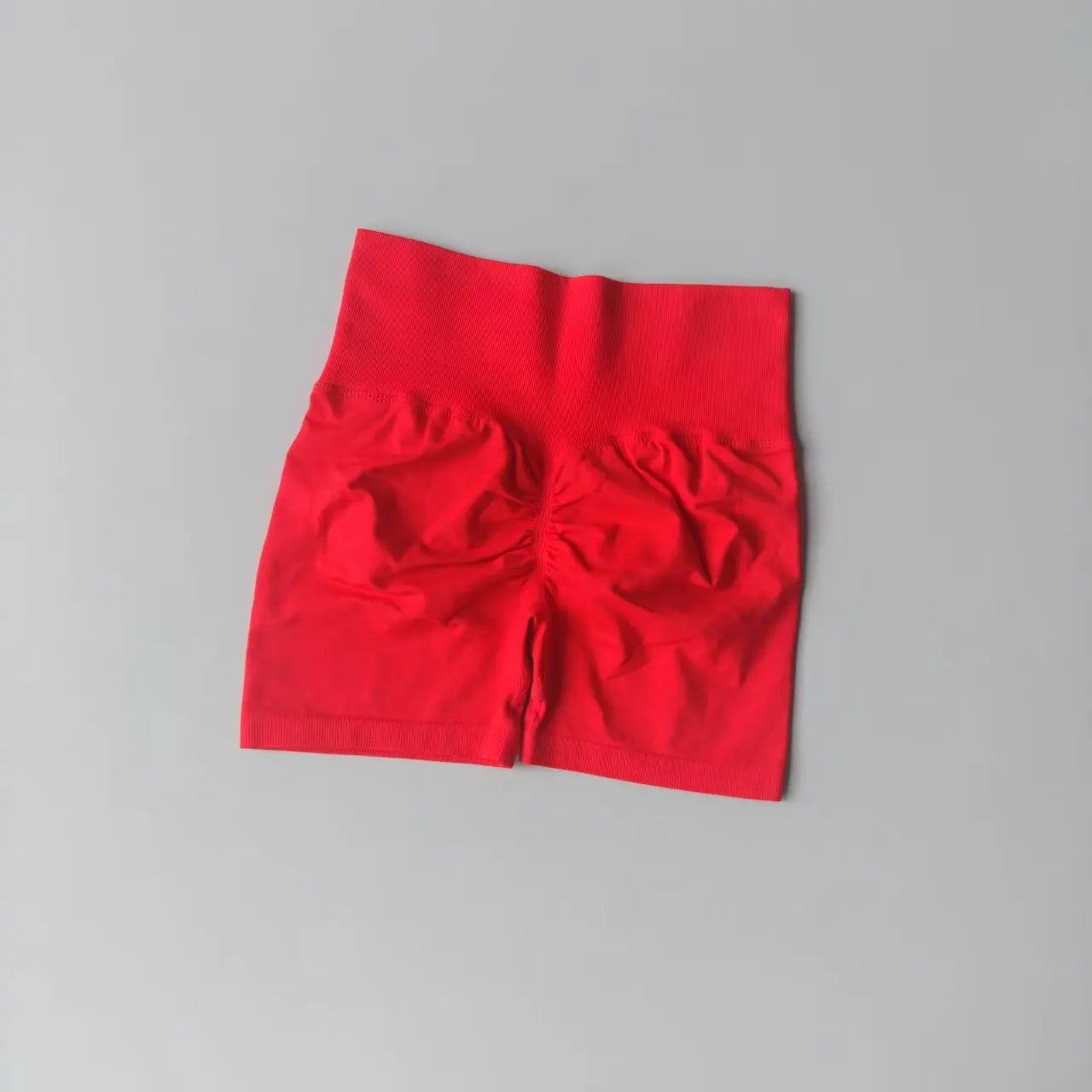 Lumora Peach Sculpt High-Waist Active Shorts