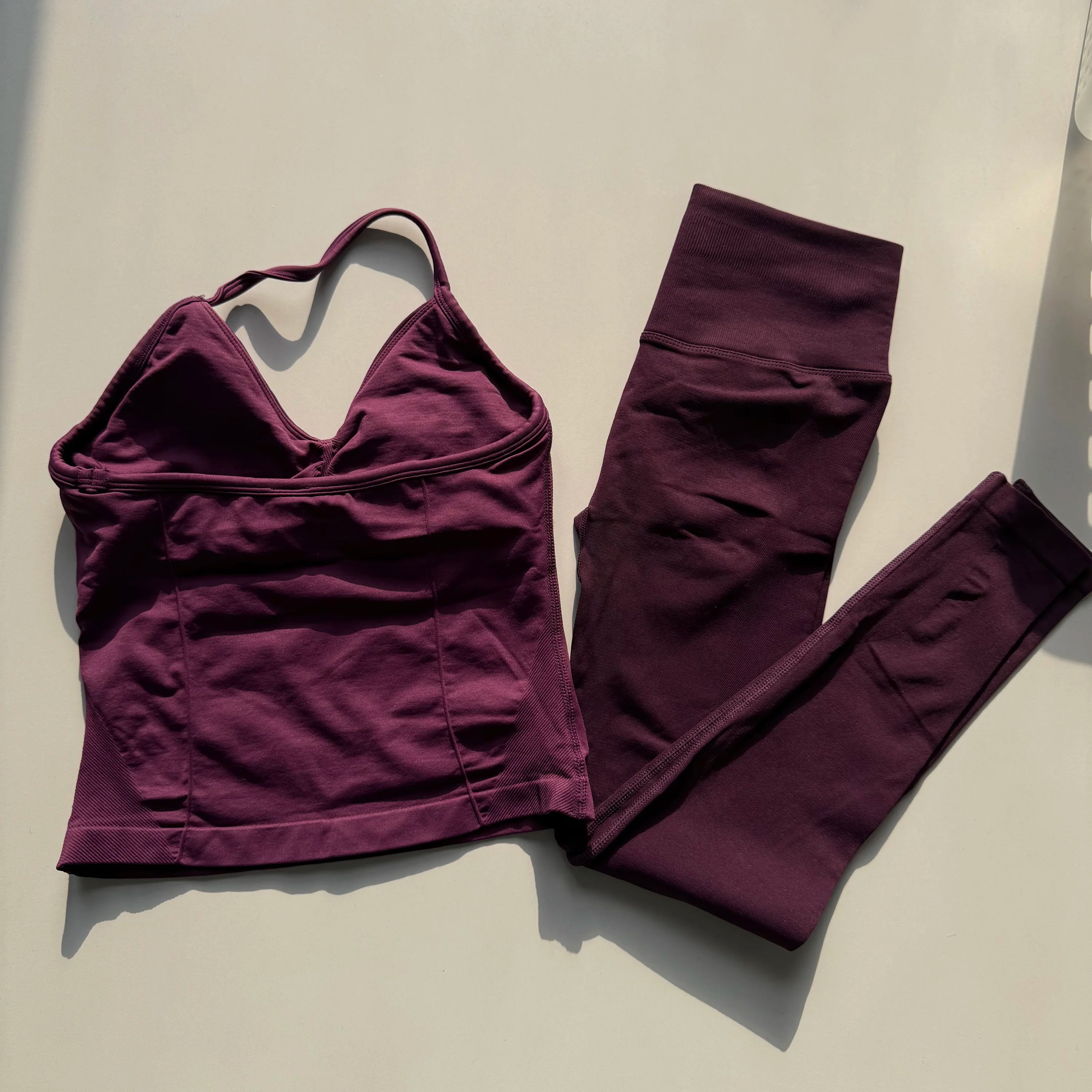 Lumora Halter-Neck Sculpt Activewear Set