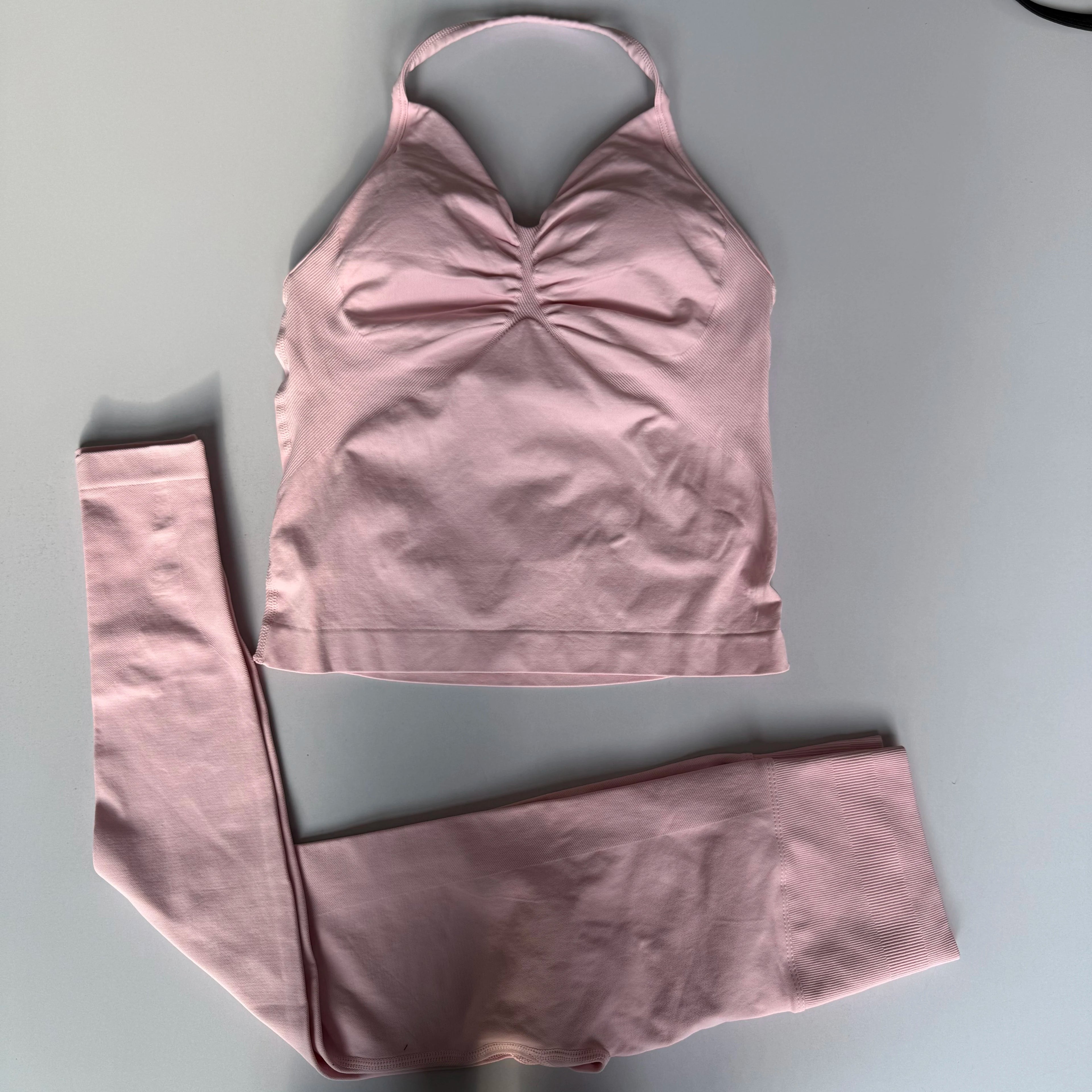 Lumora Halter-Neck Sculpt Activewear Set