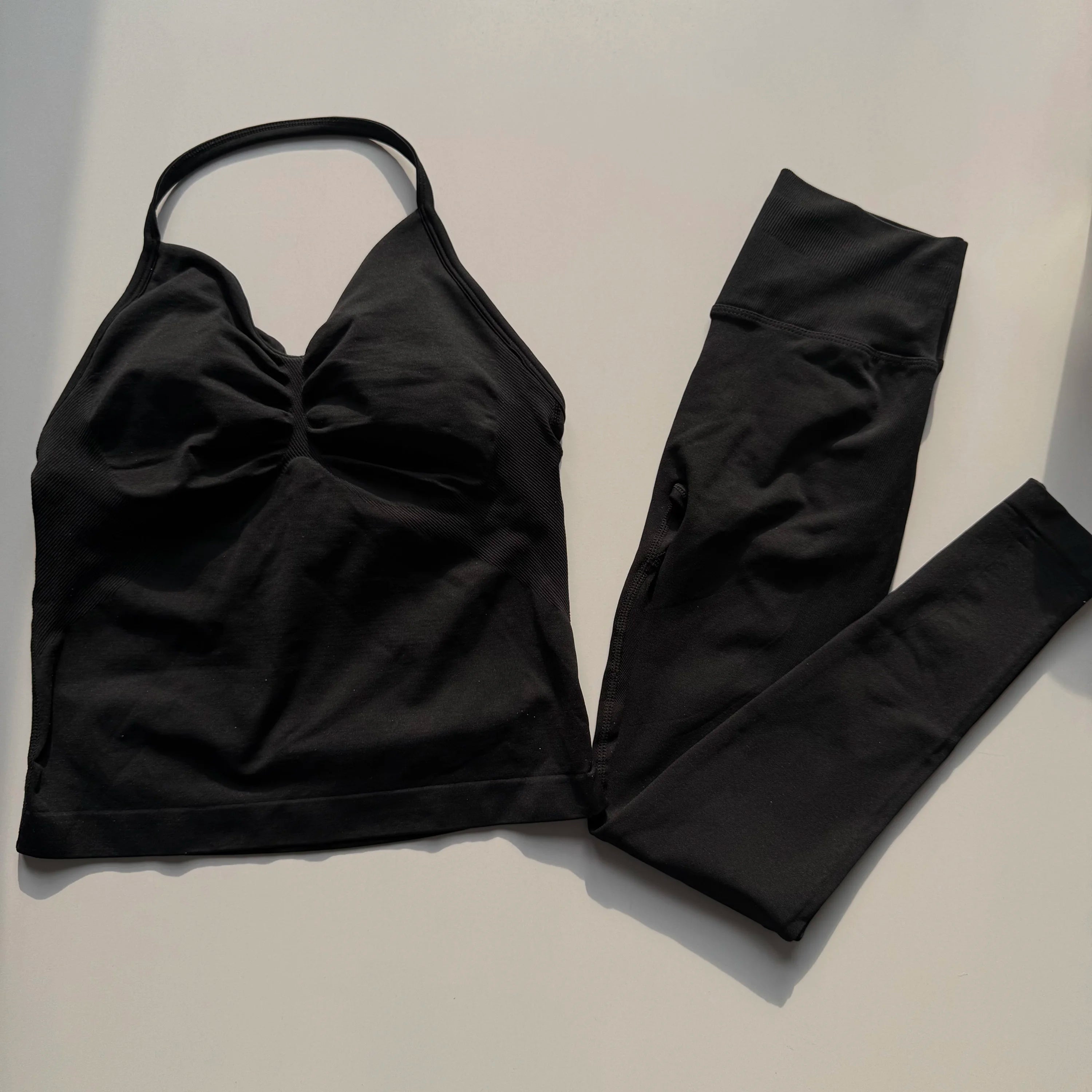 Lumora Halter-Neck Sculpt Activewear Set