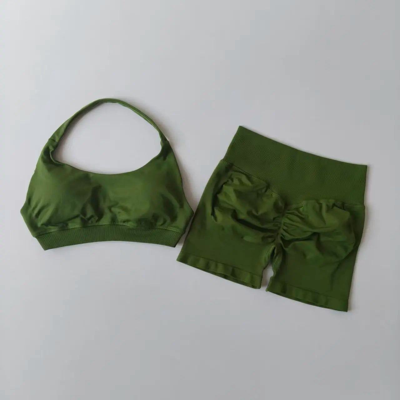 Lumora Halter Neck Seamless Fitness Set