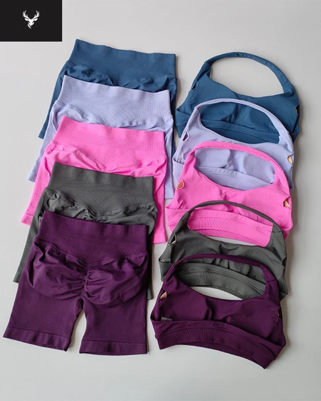 Lumora Halter Neck Seamless Fitness Set