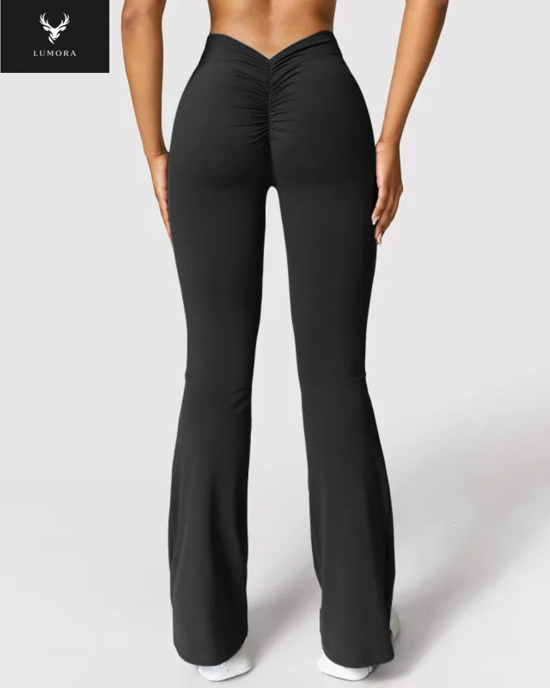 Lumora High-Waist V-Back Leggings – Gym & Casual